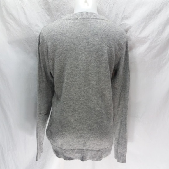 H&M Christmas Gangsta Wrapper Pug ALPACA Sweater UGLY CHRISTMAS SWEATER Sequins - Picture 3 of 9